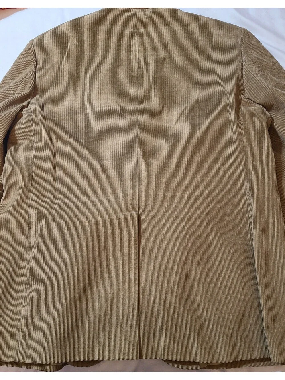 Dockers Corduroy Blazer Mens Size 44R Tan Jacket University Academic Preppy EUC